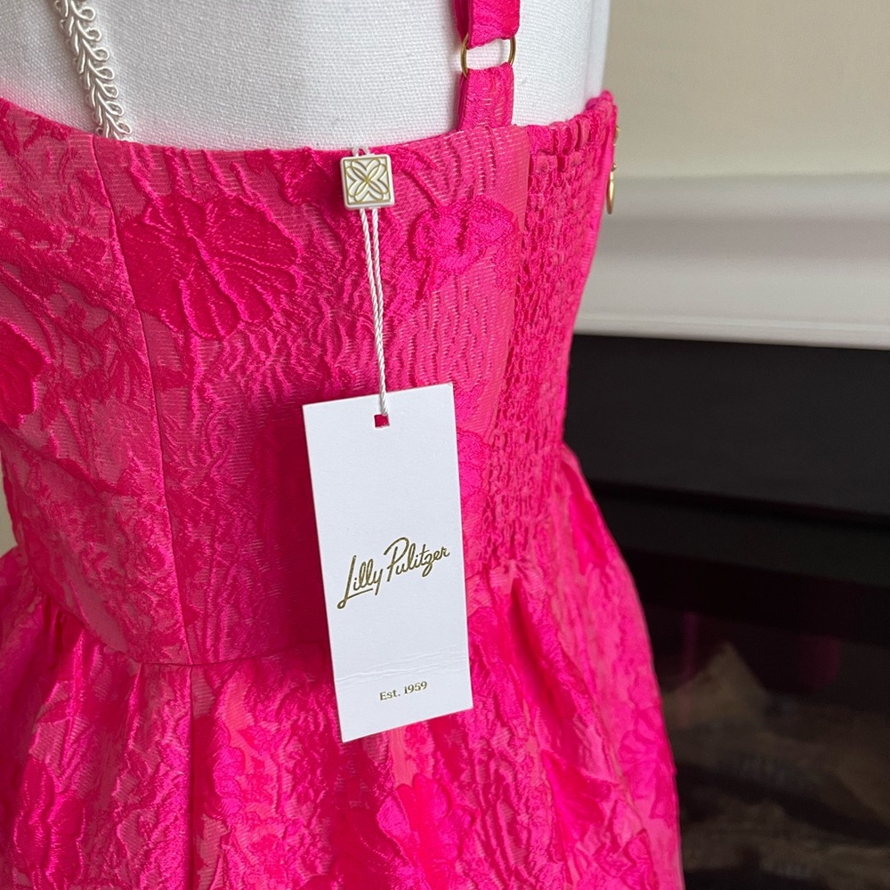 NWT Lilly Pulitzer Ellara Jacquard Midi-Dress - Picture 7 of 14